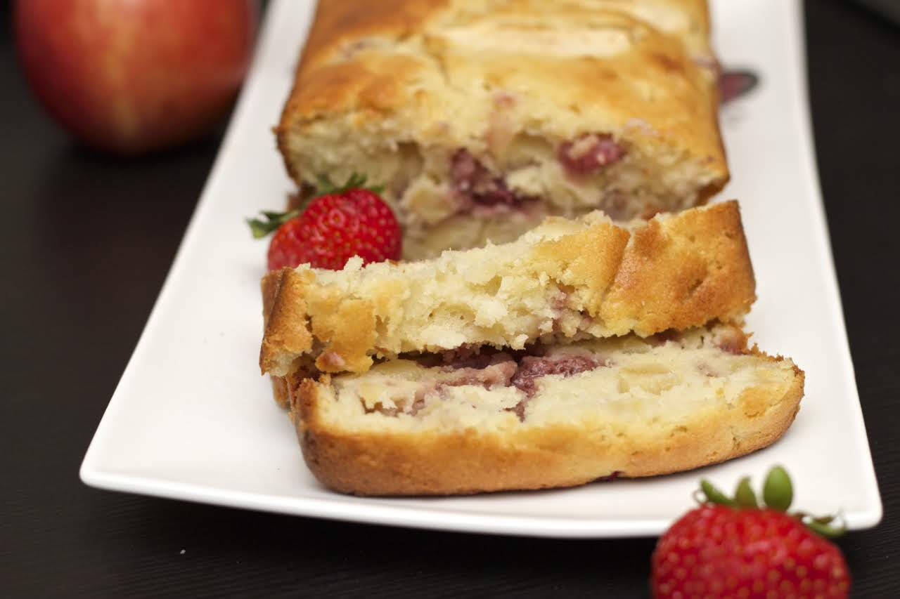 Strawberry and Apple Loaf