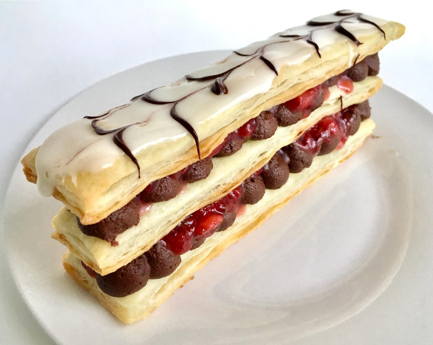Strawberry Chocolate Mille-Feuille